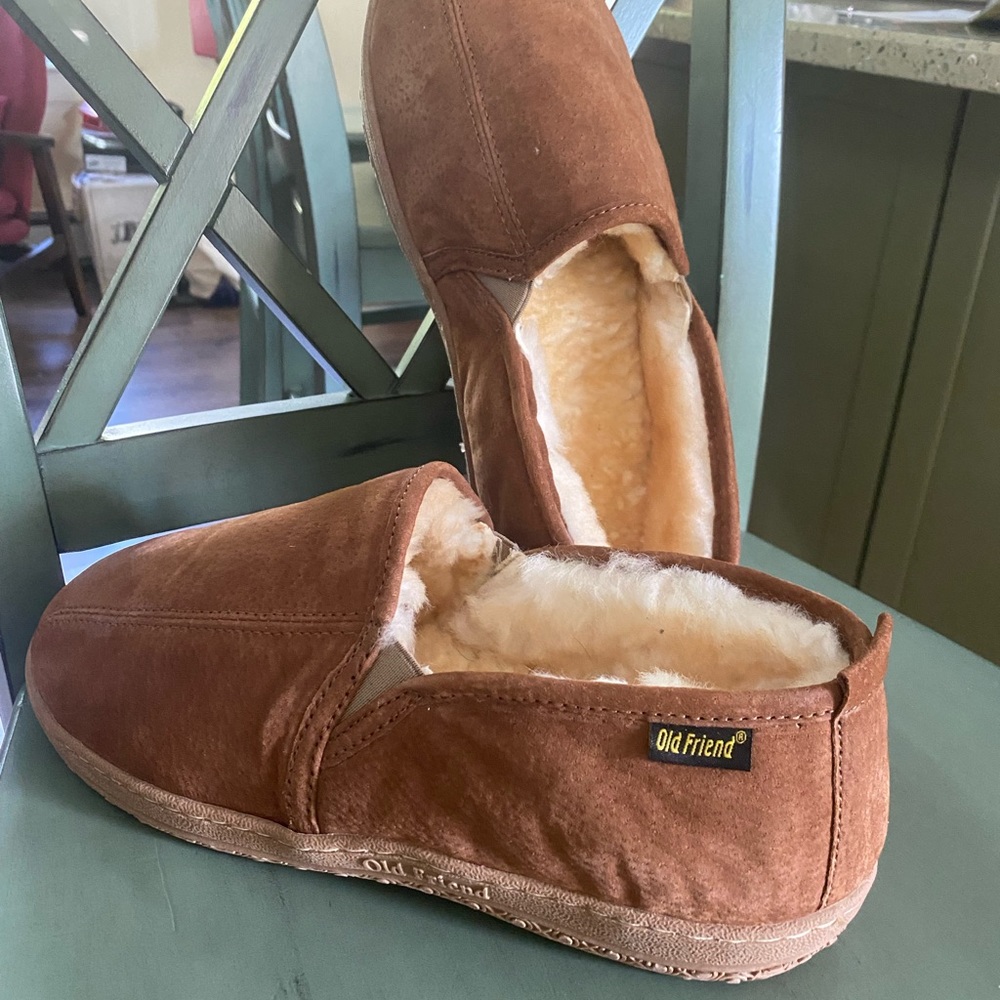 Old Friend Footwear 11W men's slippers